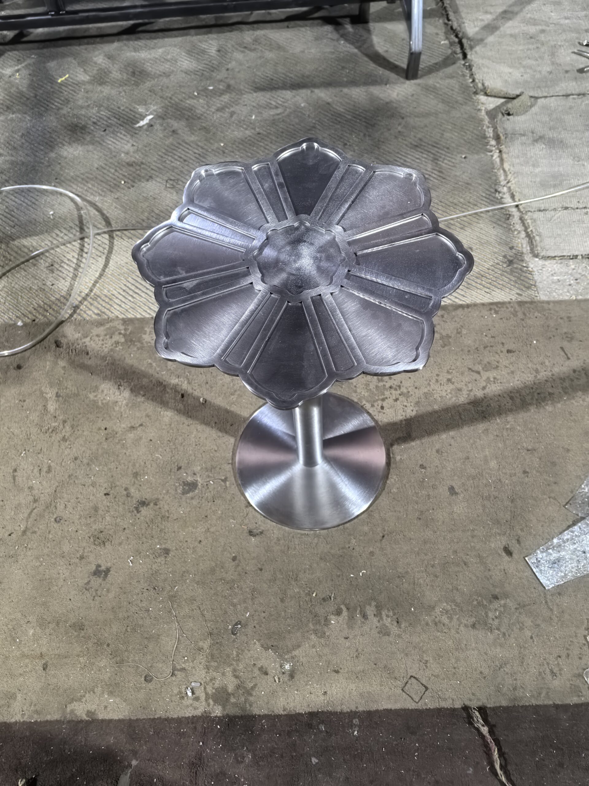 Metal Floral Coffee Table